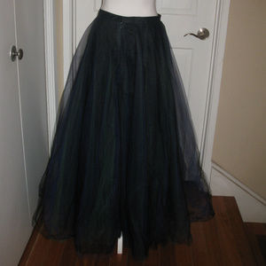 Harrari Tulle Long Formal Irridescent Skirt